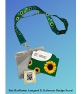 Set: Sunflower Lanyard & Autismus-Badge (kurz)