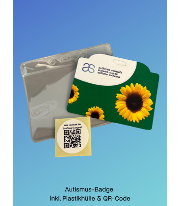 Sunflower Autismus-Badge