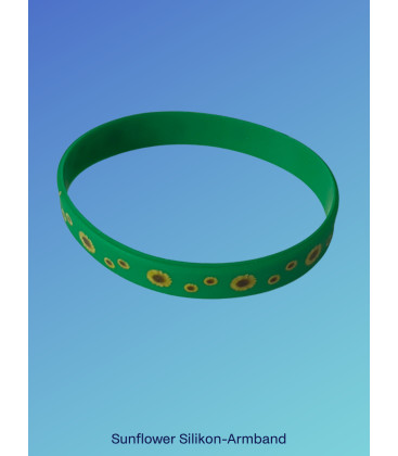 Sunflower Silikon-Armband