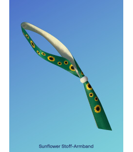 Sunflower Stoff-Armband
